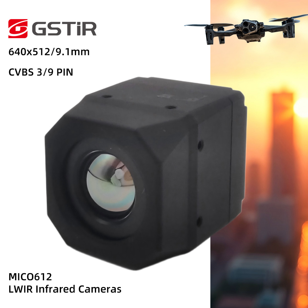 Drone Thermal Imaging - GSTir 프리미엄 고성능 MICO612 비냉각식 LWIR