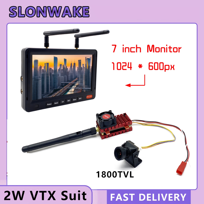 SLONWAKE 5.8G 2W VTX FPV 1800T - Drone Aerial Photography 리뷰 및 가격