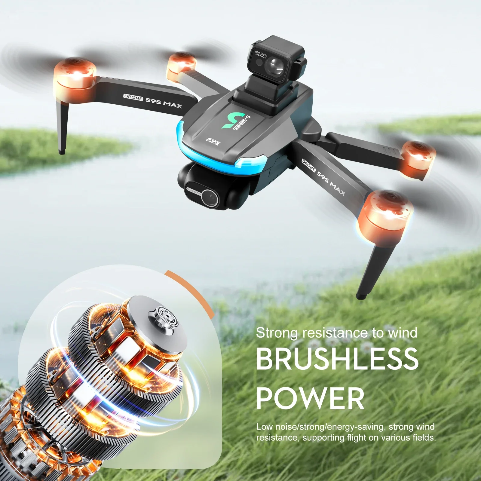 새로운 S9S MAX 미니 드론 4K 2축 PTZ HD - Drone Aerial Photography 리뷰 및 가격
