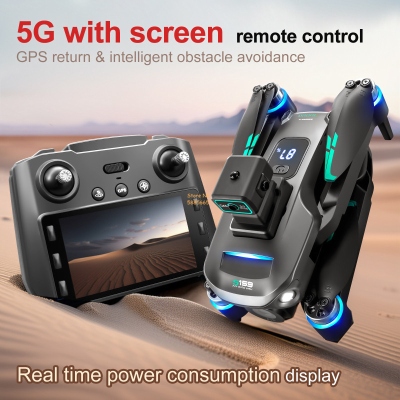 8K 듀얼 카메라 5G WIFI FPV 원격 제어 Qu - Drone Cinematic 리뷰 및 가격