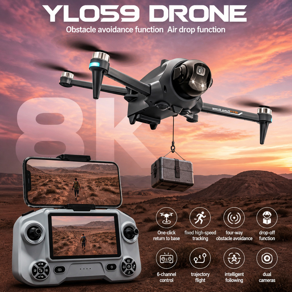 NEW YL059 드론 GPS 자동 복귀 장애물 회피  - Drone Multispectral 리뷰 및 가격