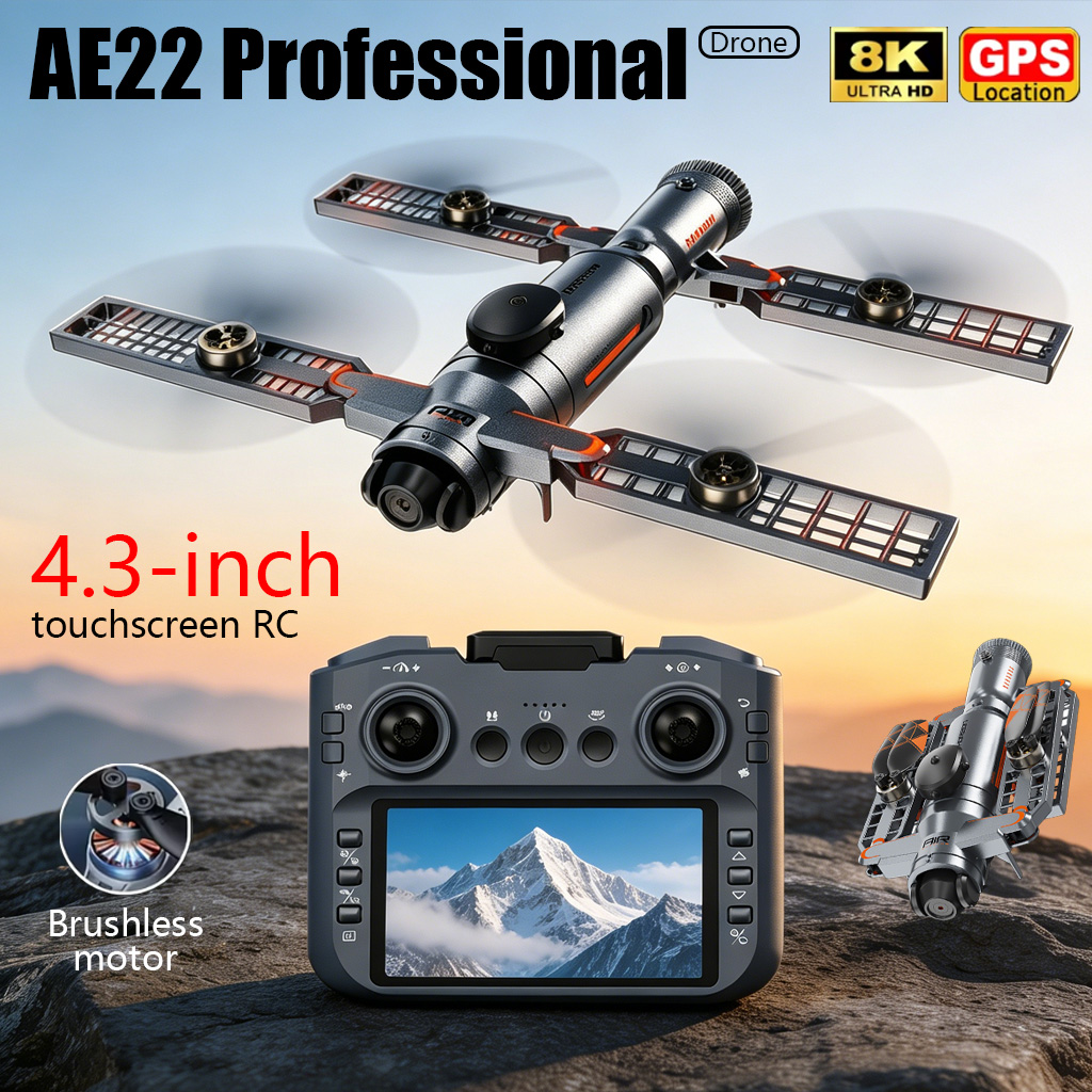 업그레이드된 AE22 PRO MAX 접이식 드론 8K  - Drone Multispectral 리뷰 및 가격