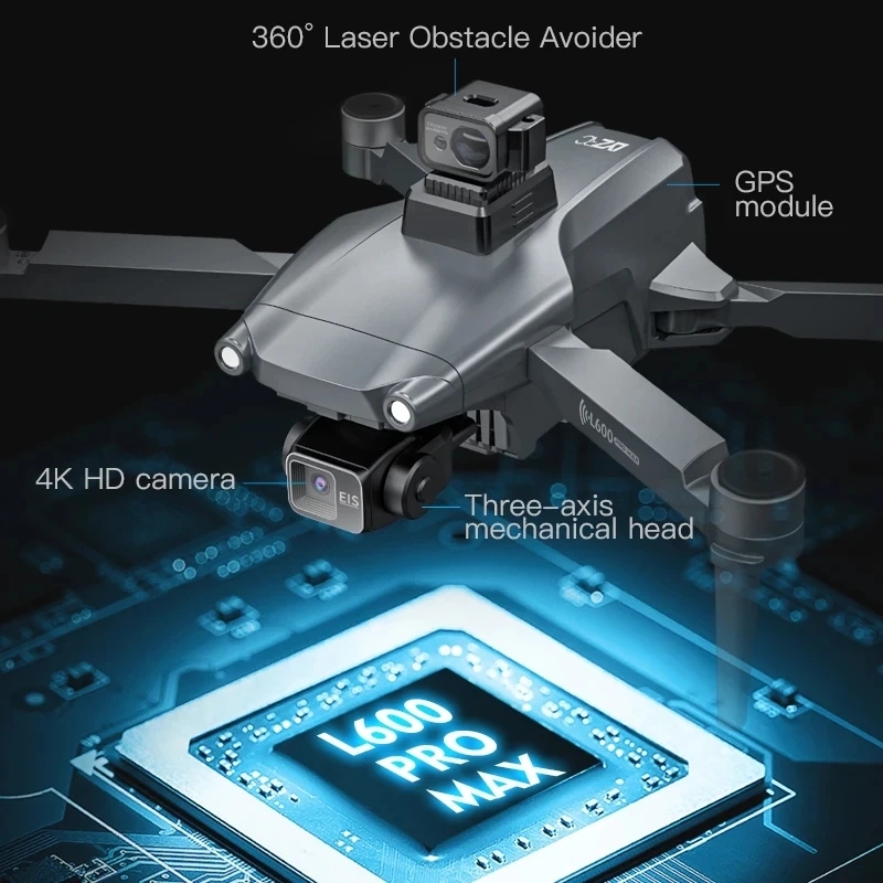 L600 PRO MAX GPS 드론 전문 4K 3축 P - Drone Aerial Photography 리뷰 및 가격