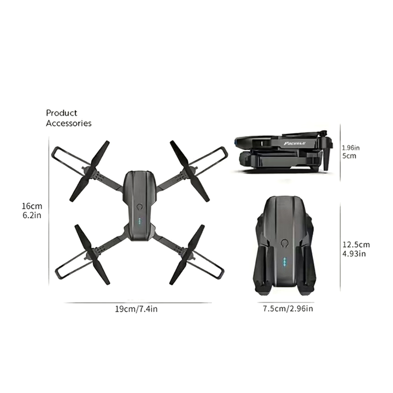 페이스글 UAV E99 노바 RC 드론 미니 항공기 접 - Drone Lidar 리뷰 및 가격