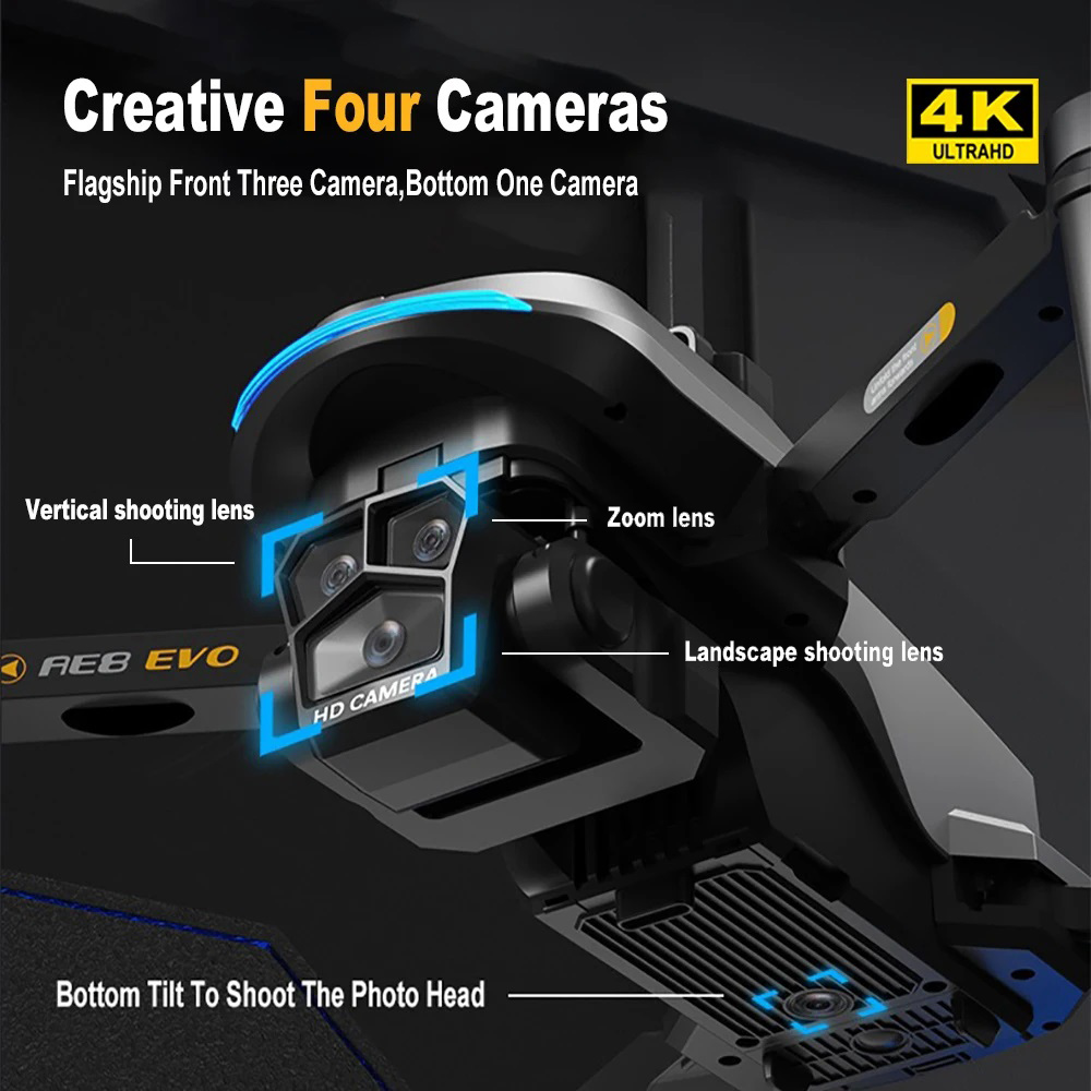 AE8 EVO 드론 GPS 8K 프로페셔널 HD 360 - Drone Multispectral 리뷰 및 가격